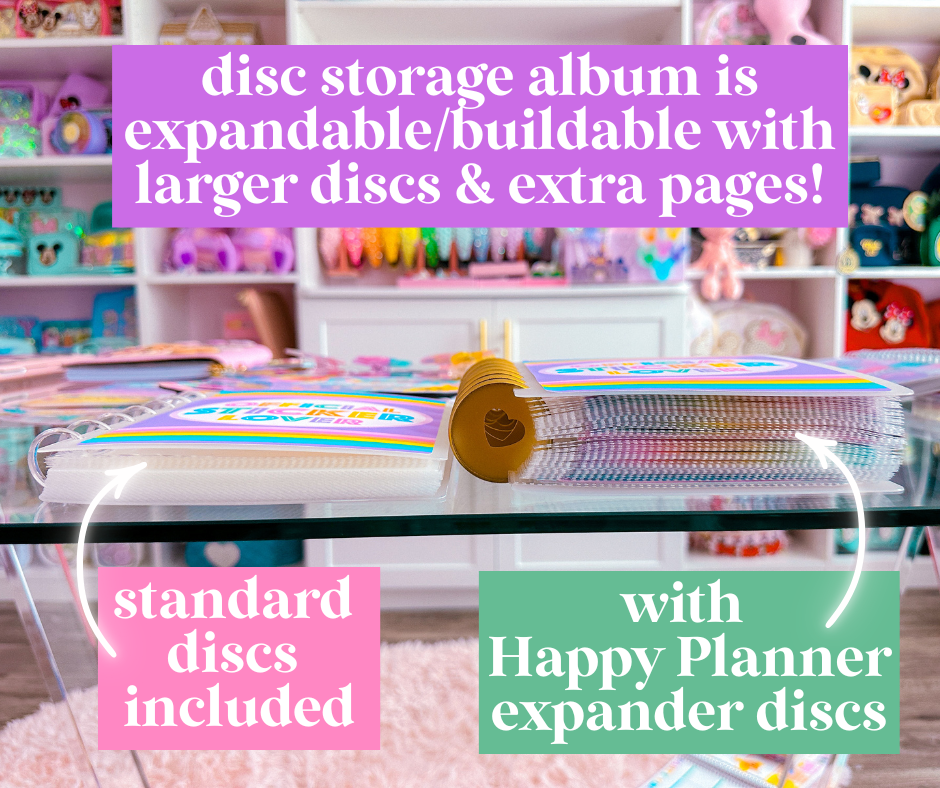 Specialty Sticker Storage Albums  - Bookish