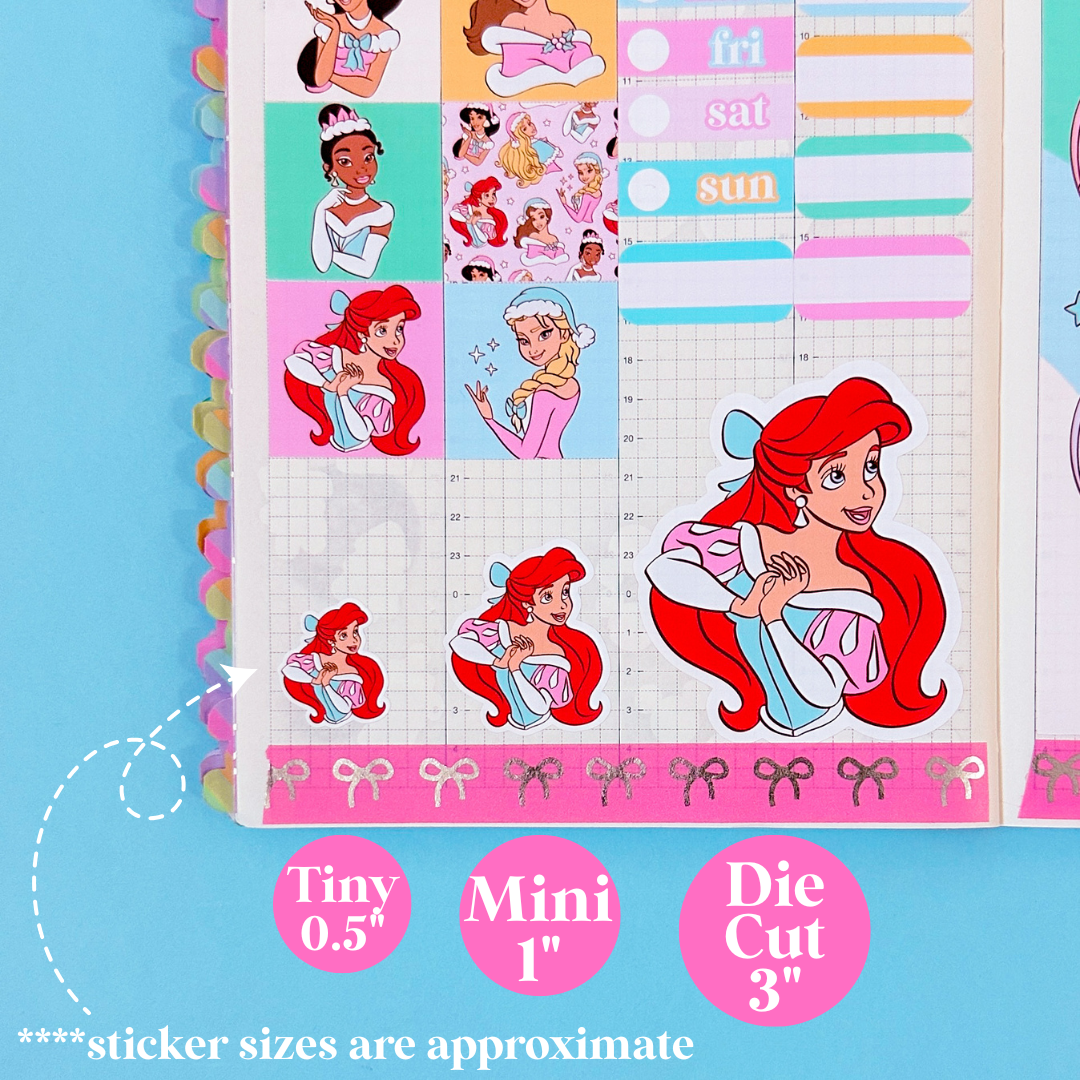 Paper Sticker EXTRAS - Winter Princesses