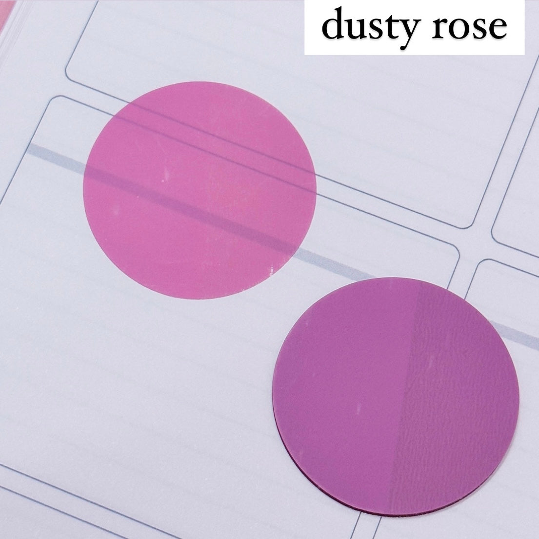 Transparent Sticky Notes - 1.6 x1.6 (ERAS Circles)