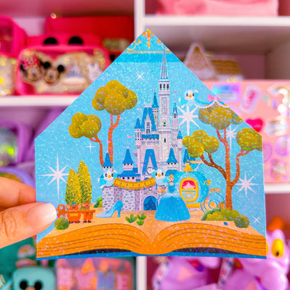 XL CRAFTY HOUSE *GLITTER STICKER INSERT ONLY* - Storybook Princesses