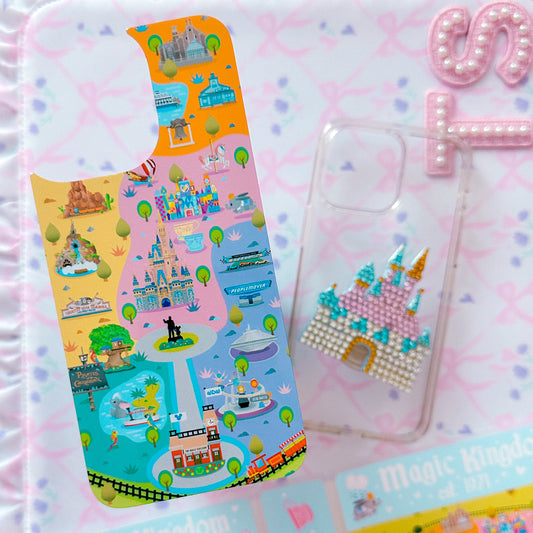 Phone Case Insert (ONLY) - Magic Kingdom Park Map