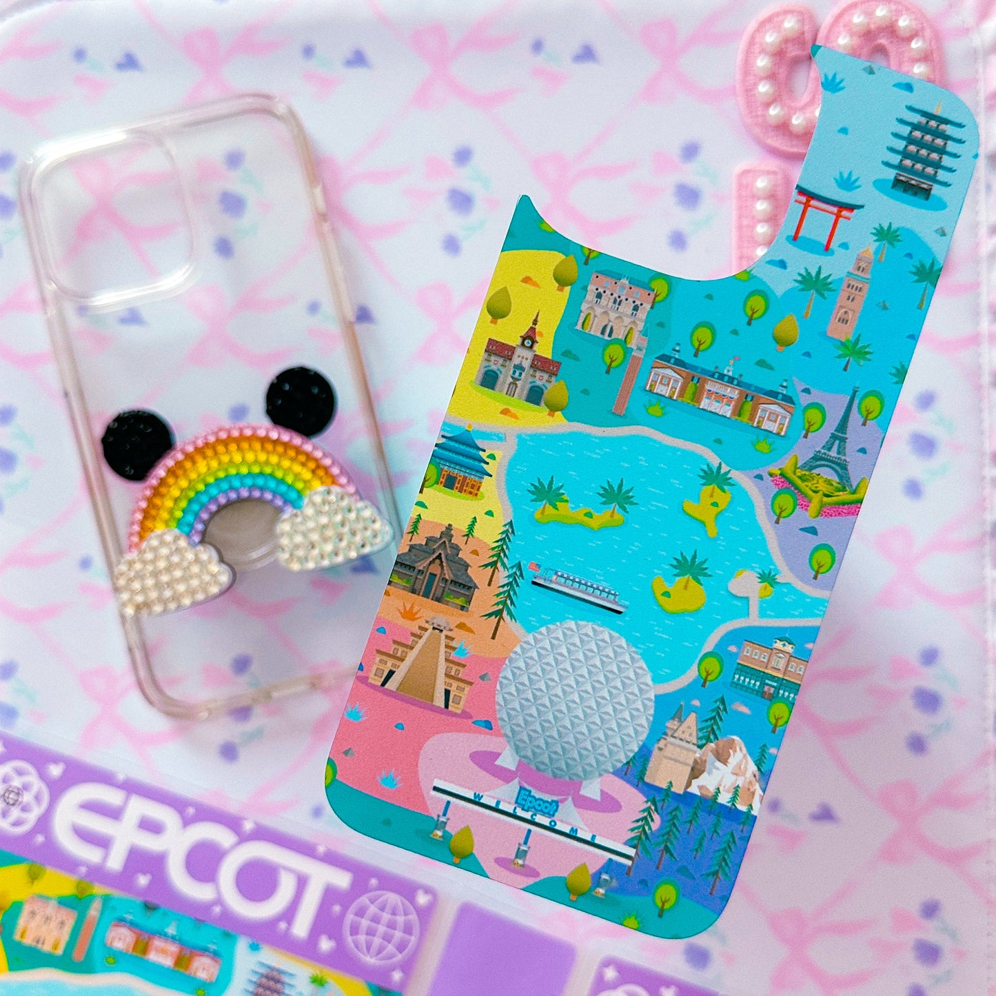 Phone Case Insert (ONLY) - E.P.C.O.T. Park Map