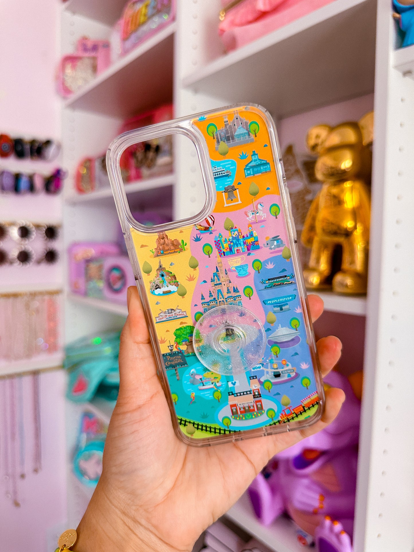 Phone Case Insert (ONLY) - Magic Kingdom Park Map