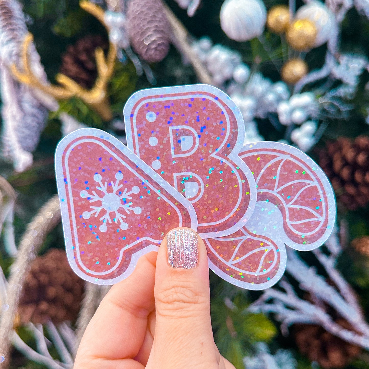 Paper Glitter Alphabet Sticker - Choose your letter!