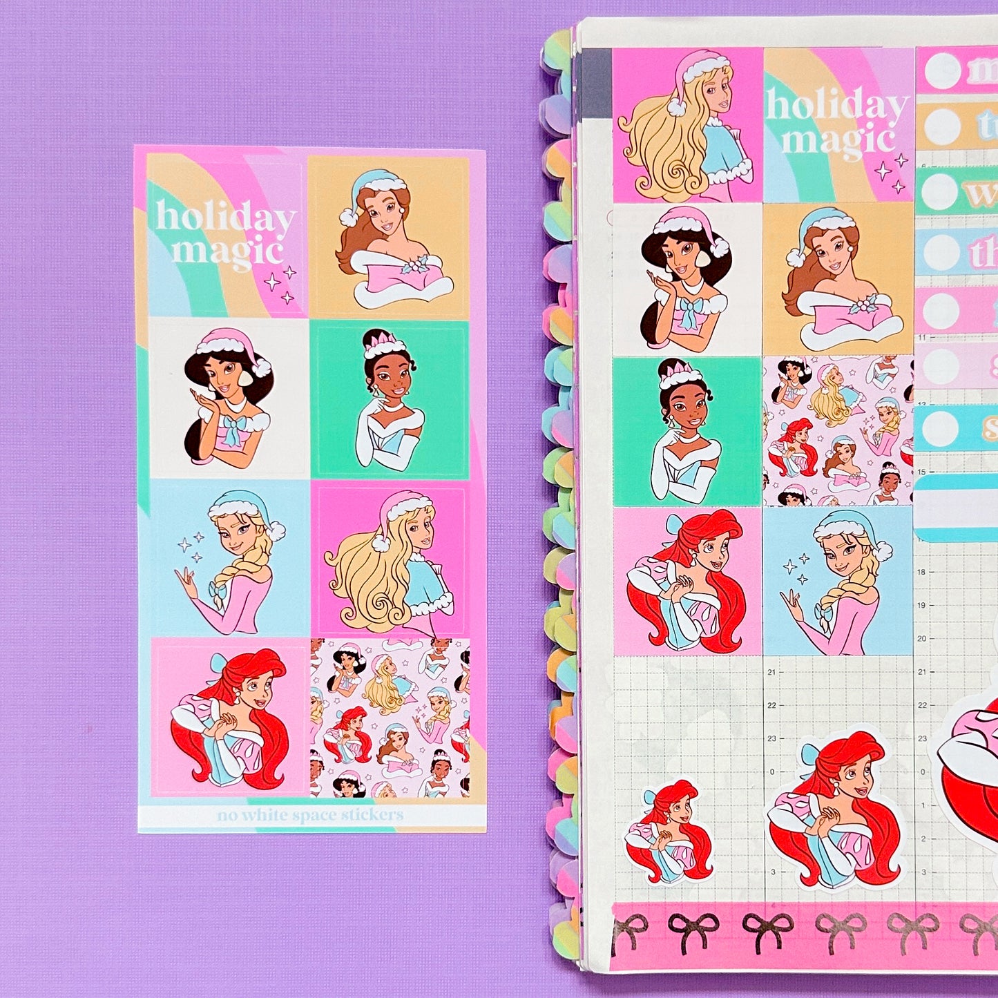 Mini Planner Stickers (Hobonichi Cousin 1.3") - Winter Princesses