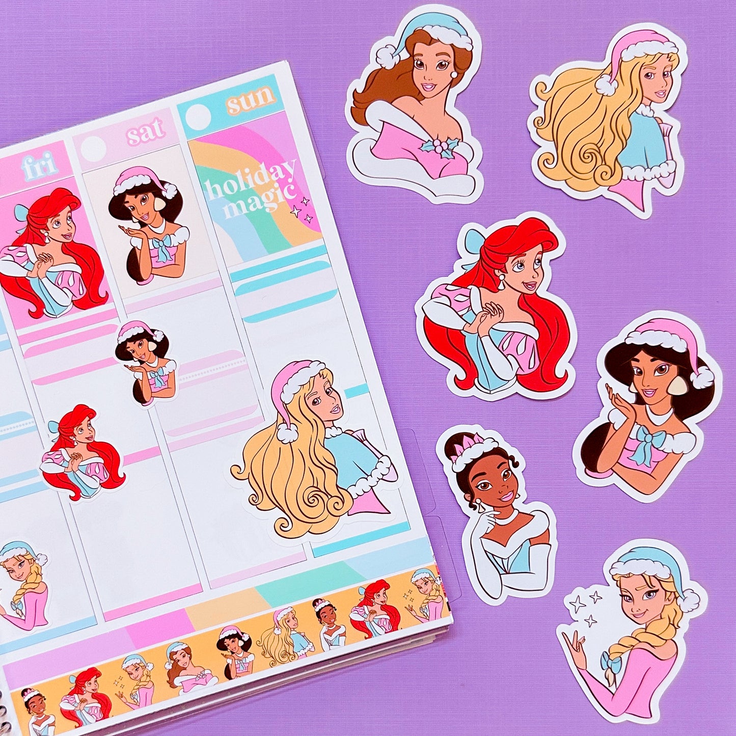 Paper Sticker EXTRAS - Winter Princesses