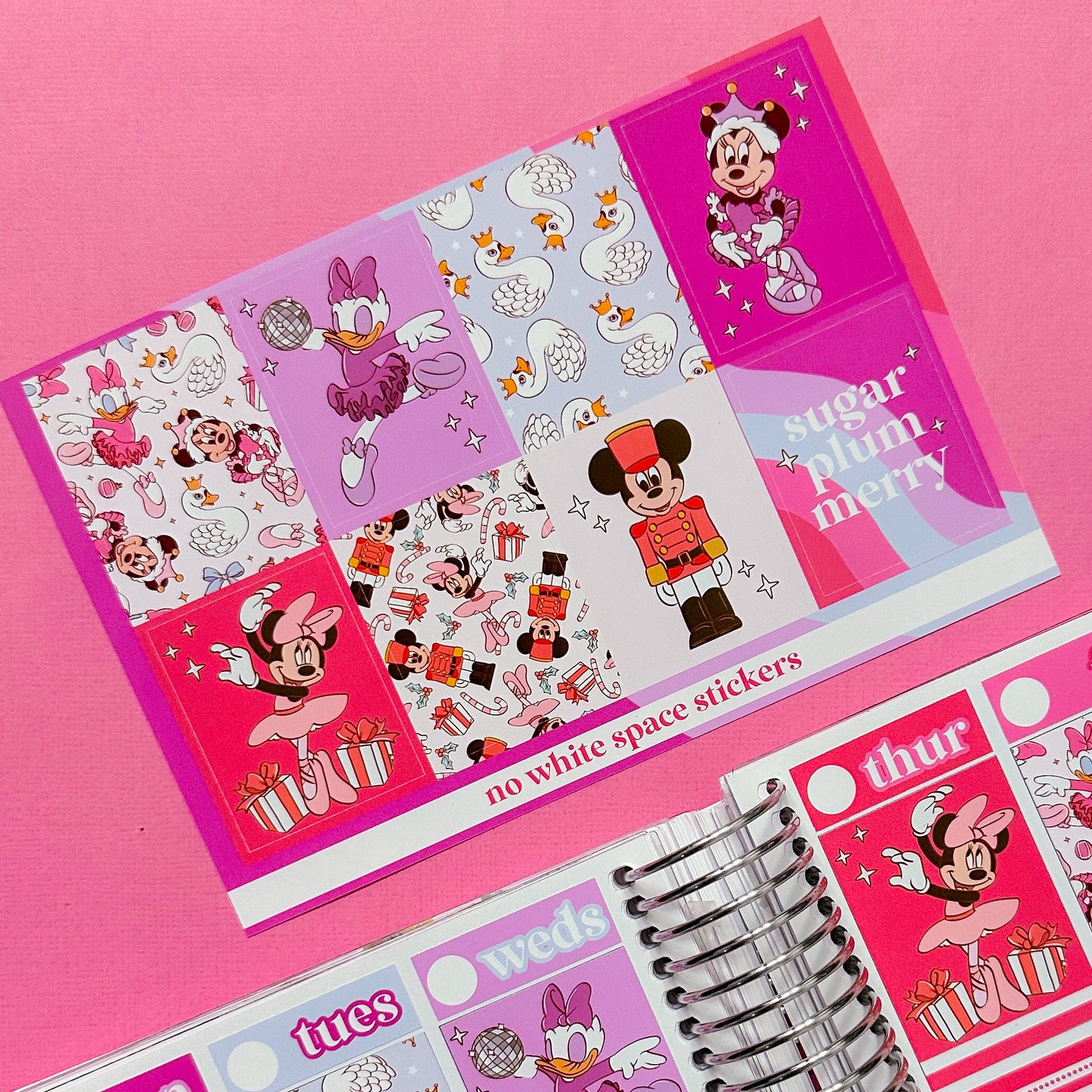 Vertical Planner Stickers (Standard 1.5") - Ballerina Besties