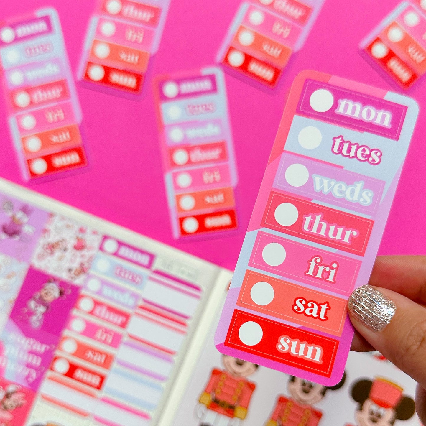 Mini Planner Stickers (Hobonichi Cousin 1.3") - Ballerina Besties