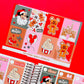 Vertical Planner Stickers (Standard 1.5") - Gingerbread Jolly