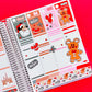 Vertical Planner Stickers (Standard 1.5") - Gingerbread Jolly