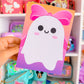 5x7 Notepad - Pink Bow Ghostie 2.0