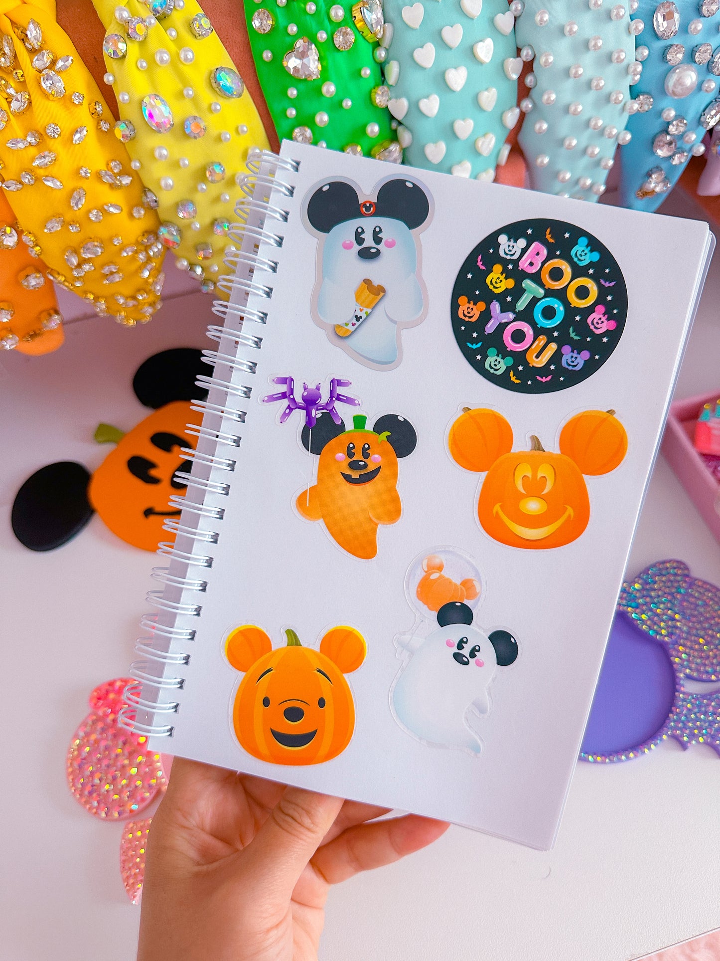 Clear Waterproof Sticker - DL Mickey Pumpkin