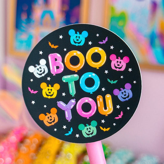 Vinyl Waterproof Sticker -  Boo To You