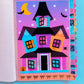 5"x7" Interactive Full Page Sticker - Haunted House + Ghostie 2.0