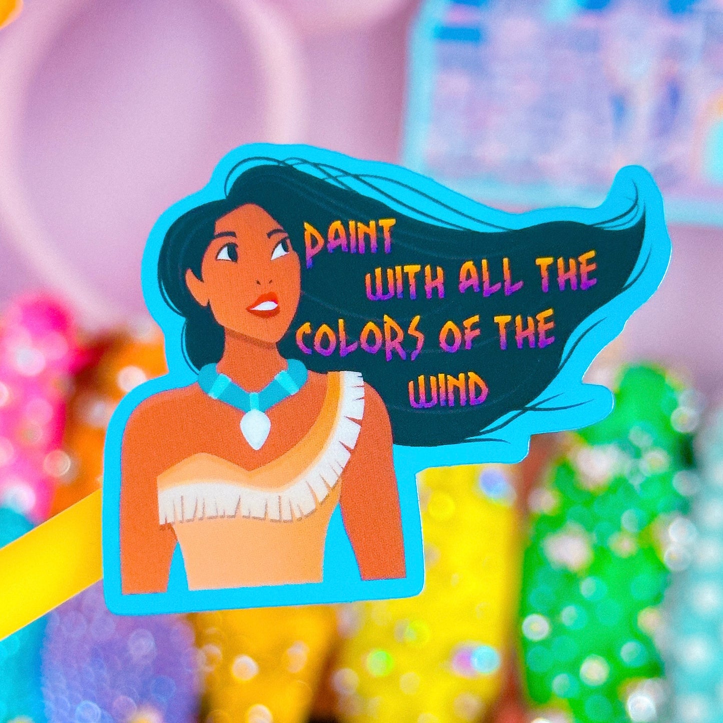 Waterproof Sticker - (Pocahontas) Colors Of The Wind