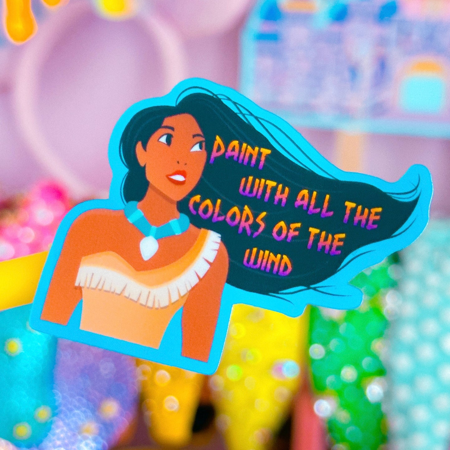 Waterproof Sticker - (Pocahontas) Colors Of The Wind