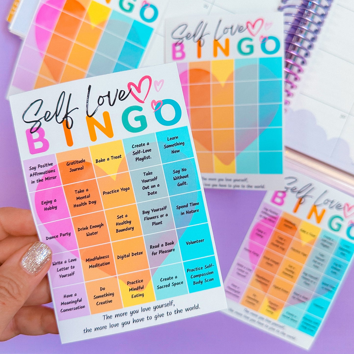 YOUR CHOICE *FREEBIE* - Self Love Bingo [1 per person, per day, per order]