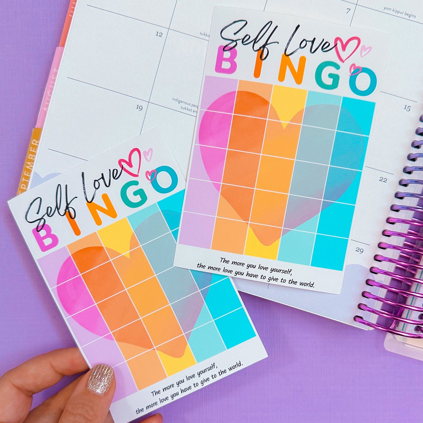 YOUR CHOICE *FREEBIE* - Self Love Bingo [1 per person, per day, per order]