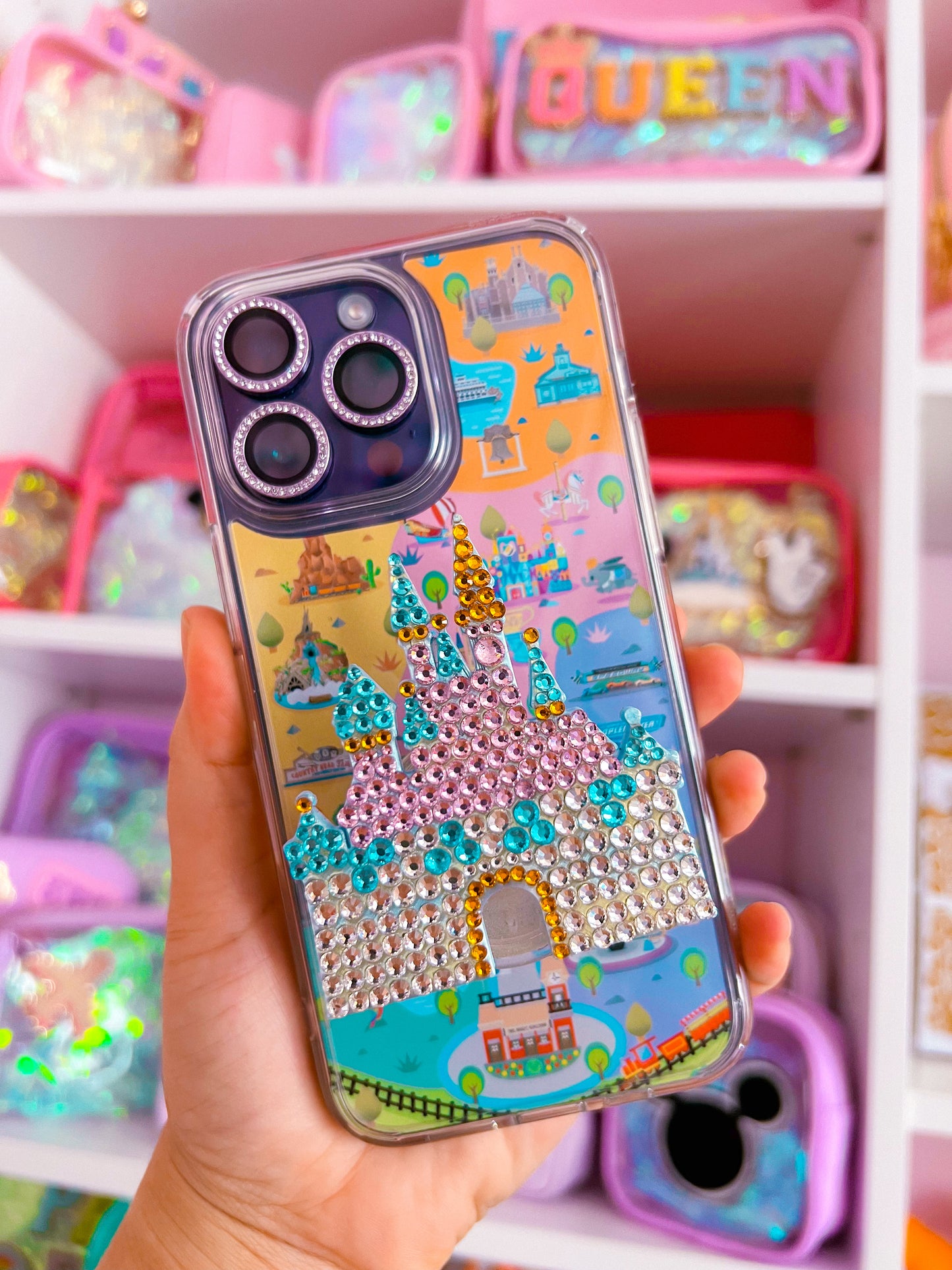 Phone Case Insert (ONLY) - Magic Kingdom Park Map