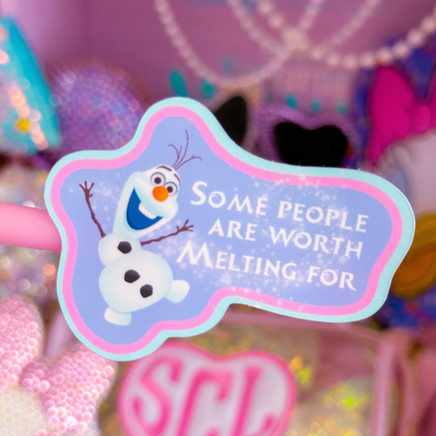 Waterproof Sticker - (Frozen) Melting Snowman