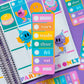 Vertical Planner Stickers (Standard 1.5") - Birthday Celebration