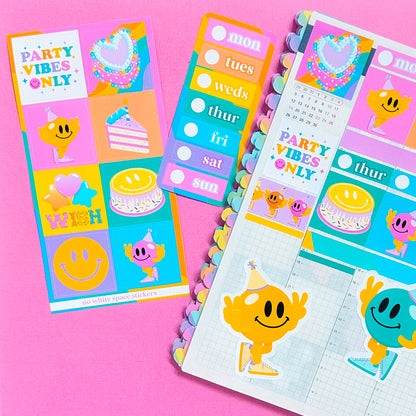 Mini Planner Stickers (Hobonichi Cousin 1.3") - Birthday Celebration