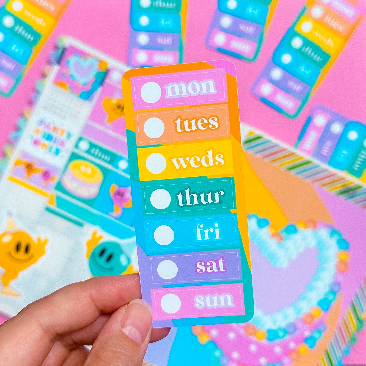 Mini Planner Stickers (Hobonichi Cousin 1.3") - Birthday Celebration