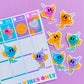 Paper Sticker Bundle (6 Stickers) - Birthday Gumball Guys