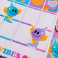 Paper Sticker Bundle (6 Stickers) - Birthday Gumball Guys