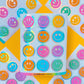 FOILED Paper Deco Stickers - Rainbow Smiles