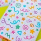 Paper Deco Stickers - Rainbow Birthday Confetti