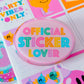 Acrylic Clip (LARGE) - Official Sticker Lover