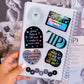 Vinyl Waterproof Sticker - TTPD Typewriter