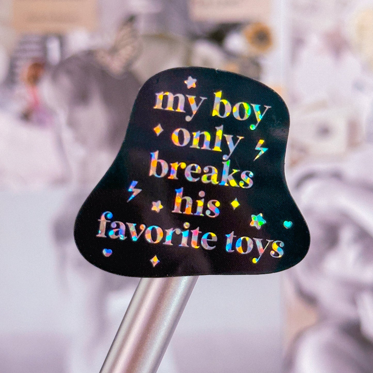 Glitter Waterproof Sticker - TTPD Favorite Toys