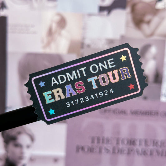 Vinyl Waterproof Sticker - ERAS Tour Ticket 2.0