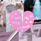 Glitter Waterproof Sticker - TTPD Broken Heart