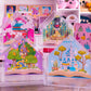 XL CRAFTY HOUSE *GLITTER STICKER INSERT ONLY* - Storybook Princesses