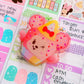 Acrylic Clip (LARGE) - Cupcake Minnie