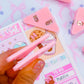 Triangle Corner Clip - Pink