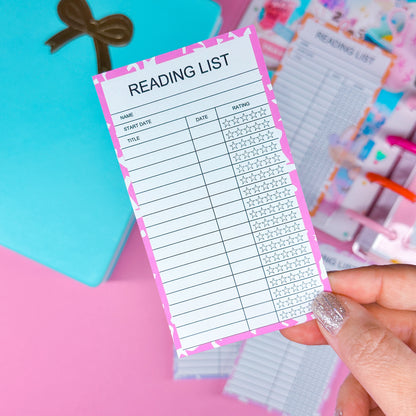 Paper Sticker - Reading List