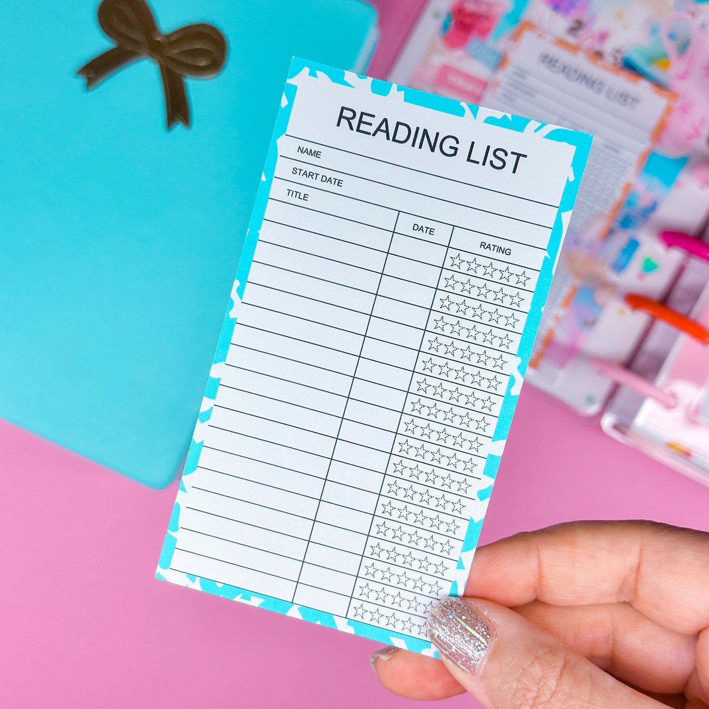 Paper Sticker - Reading List