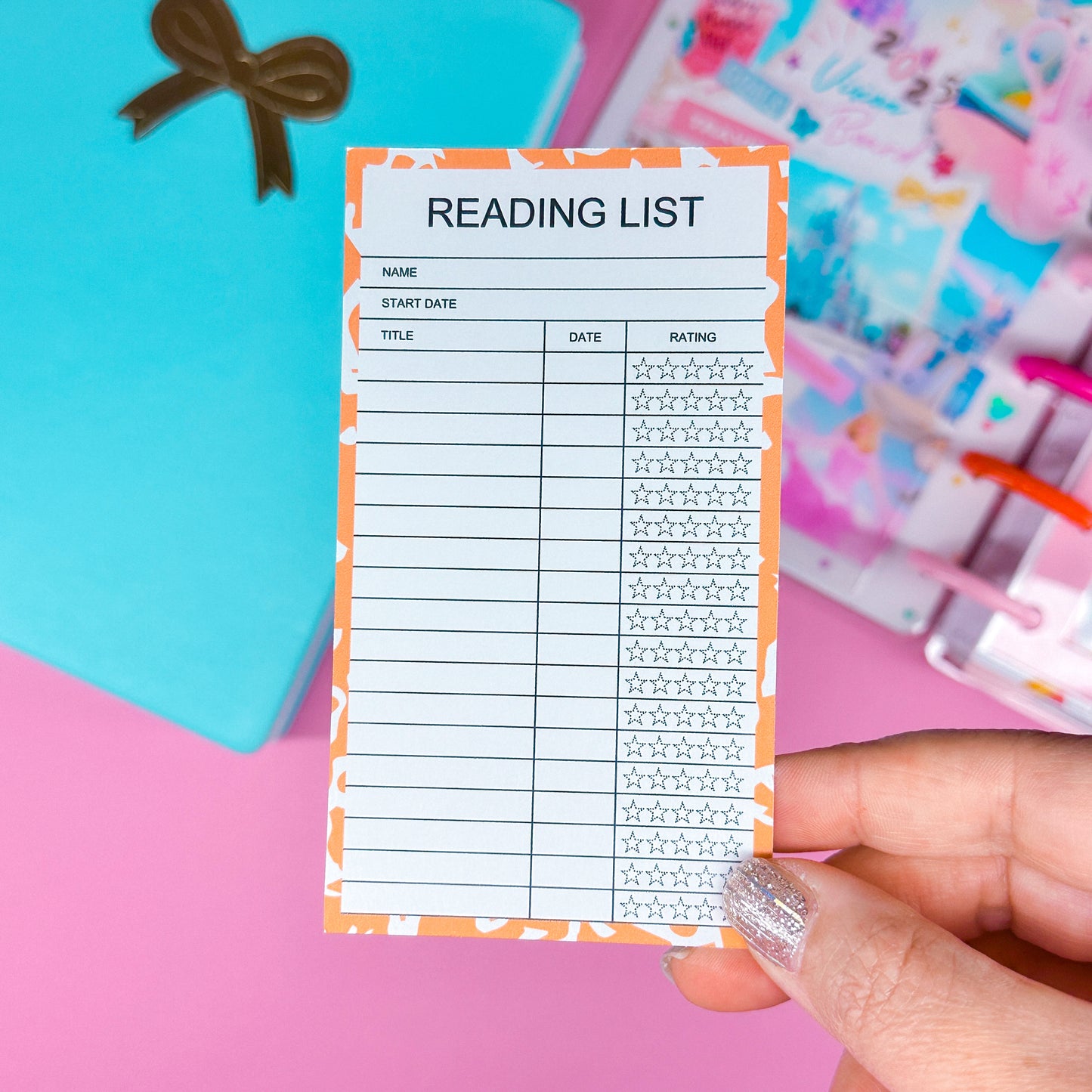 Paper Sticker - Reading List