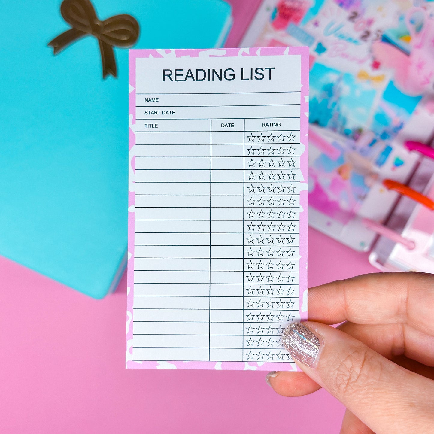 Paper Sticker - Reading List