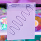 Glitter Textured Frosted Sticky Notes - Medium 3x3