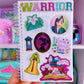 Glitter Waterproof Sticker - Storybook (Mulan)