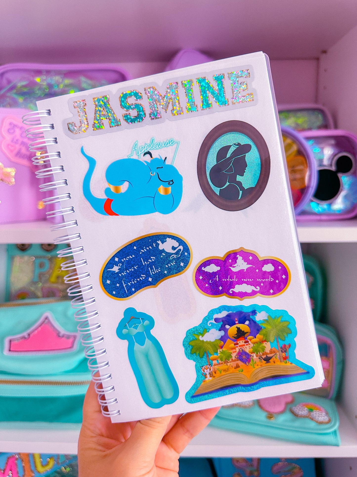 Glitter Waterproof Sticker - Jasmine Outfit