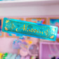 Glitter Waterproof Sticker - Book Spine (Jasmine)