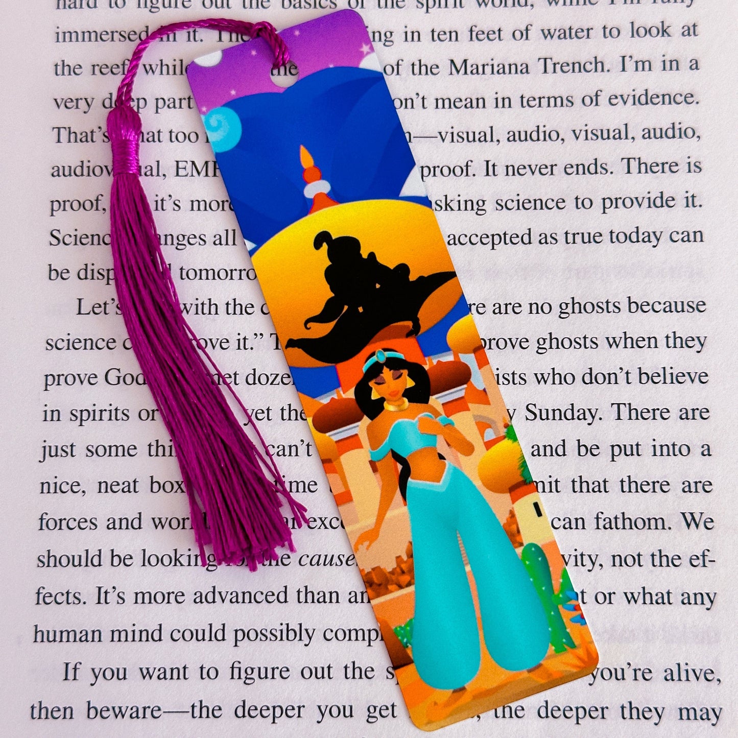 Metal Bookmark - Princess Profile (Jasmine)