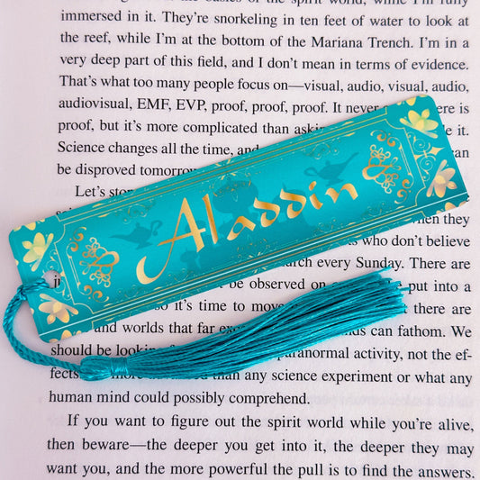 Metal Bookmark - Storybook Book Spine (Jasmine)