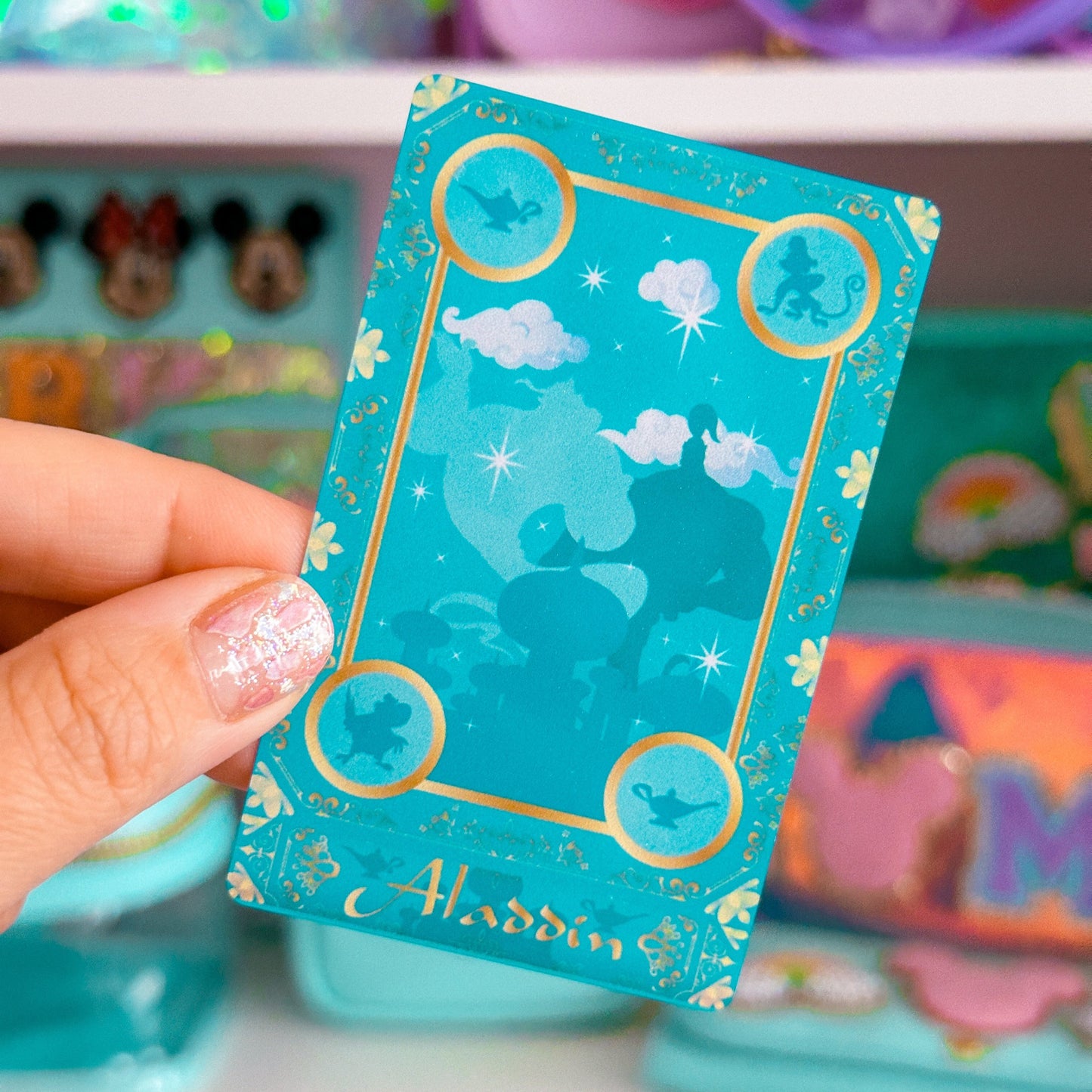 Metal Washi Card - Storybook Cover (Jasmine)